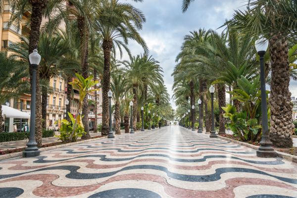 Alicante, promenade, lille