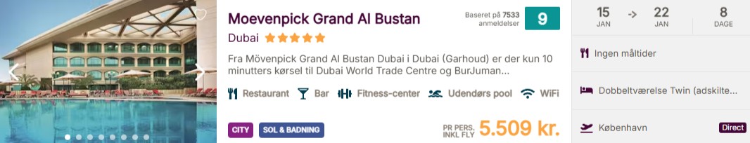 Dubai-som-pakkerejse