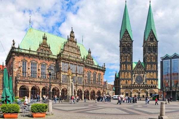 Storbyferie i Bremen - rådhuset