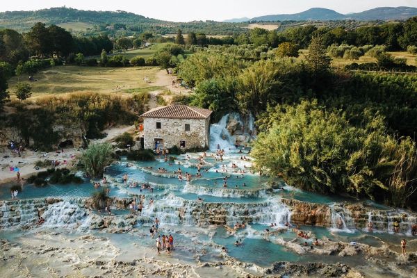 Saturnia, roadtrip i Toscana