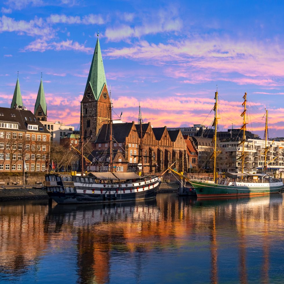 Weserfloden-Bremen-Tyskland-banner-980-x-980