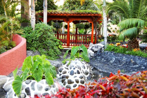 Rejse til Tenerife - Hotellets have