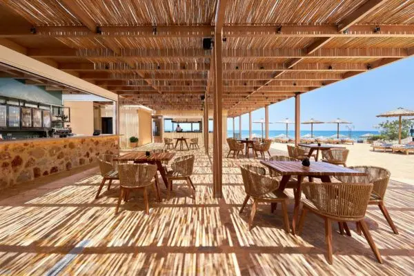 Luksusrejse til Kreta Luksusrejse til Kreta - Hotelterrasse