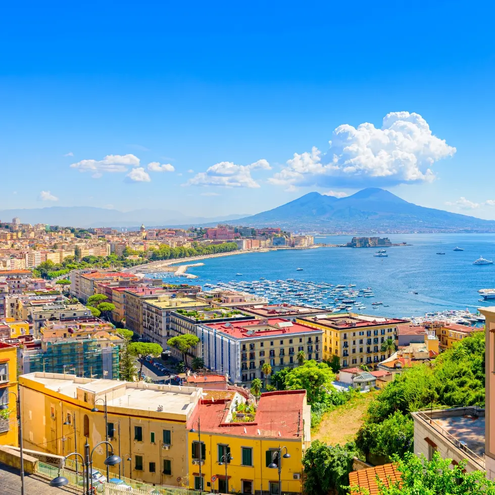 Storbyrejse til Napoli Napoli-Italien-banner