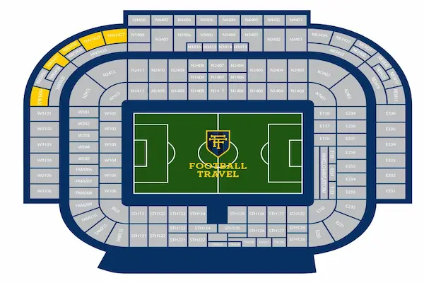 Fodboldrejse til England Fodboldrejse til England - pladser på Old Trafford - Ticket Plus Corner