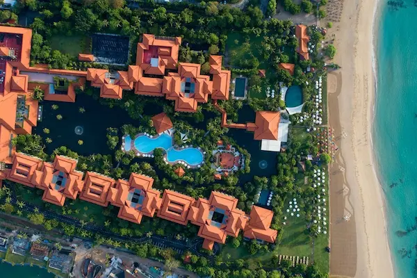 Rejse til Bali - 5* all inclusive Rejse til Bali - Ayodya Resort Bali - luftfoto
