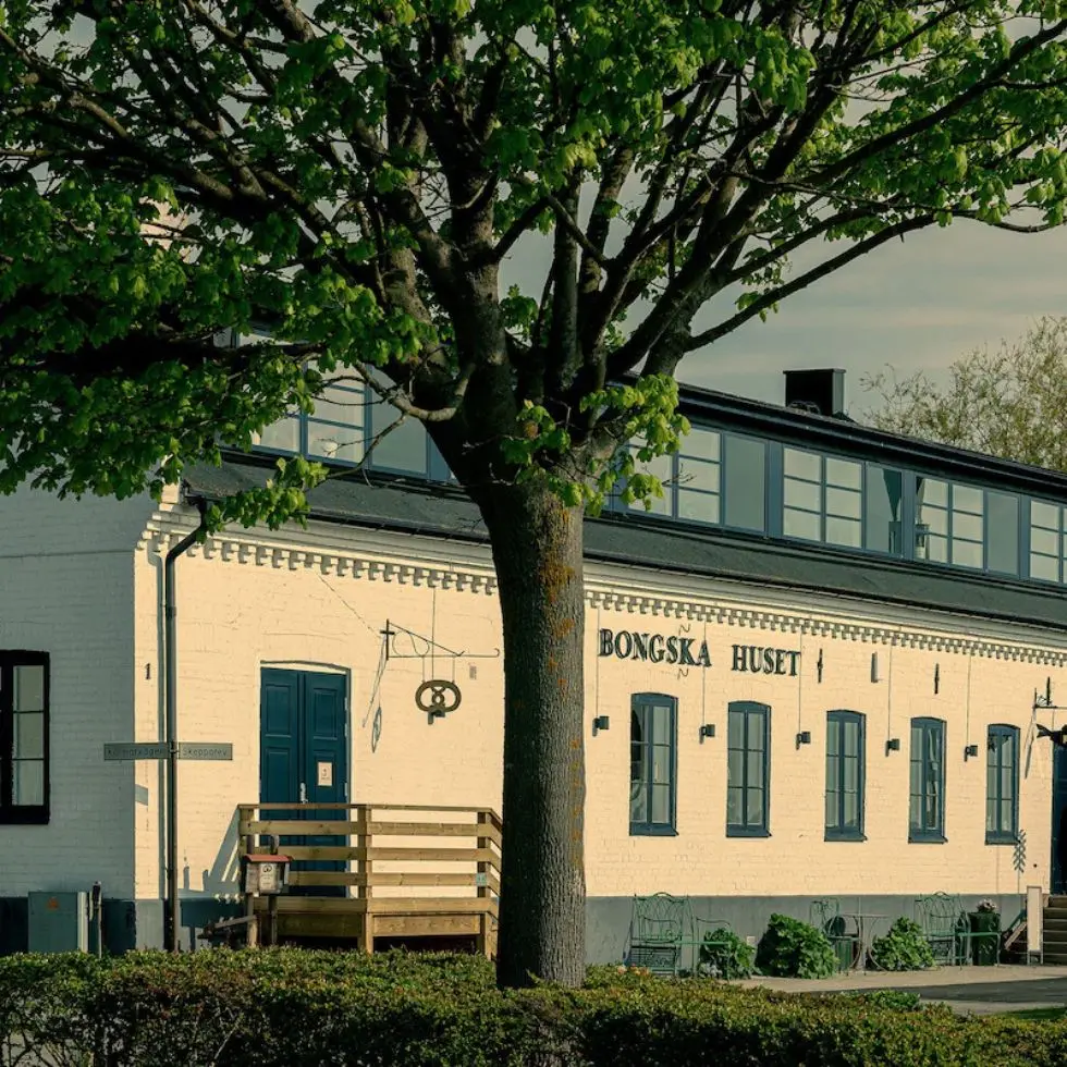Idyl i Sverige Bongska-Huset-Skaane-Sverige-banner
