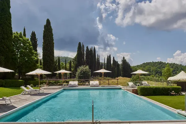 Luksusrejse til Toscana - udendørs pool