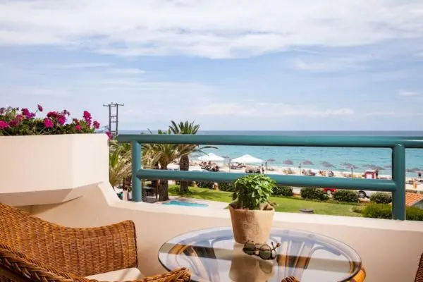 Luksusferie i Grækenland Rejse til Halkidiki - Balkon med udsigt