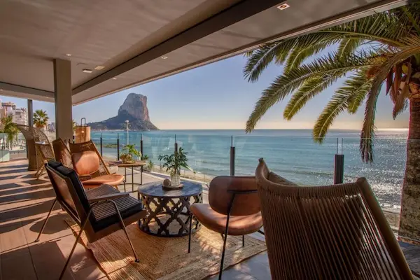 Rejse til Calpe - en lille perle i Spanien SOLYMAR Grand Hotel udsigt - Rejse til Calpe