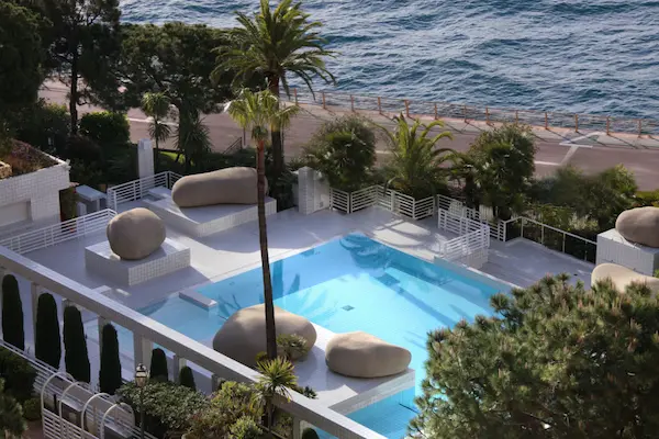 Rejse til Monaco Rejse til Monaco, Columbus Hotel Monte-Carlo, Curio Collection by Hilton, pool