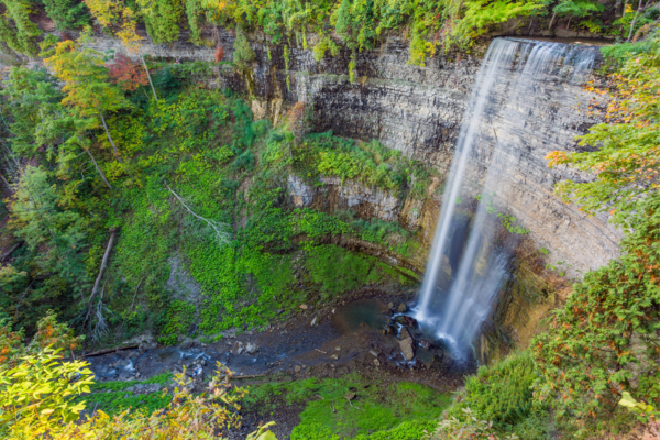 Roadtrip til Canada, Vandfald ved Dundas Peak