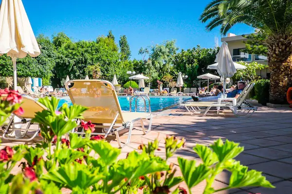 All inclusive på Kreta All inclusive på Kreta, Hotel Solimar Ruby, poolområde
