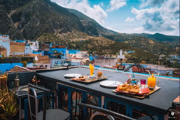 Rejse til Chefchaouen, Riad Azurite (1)