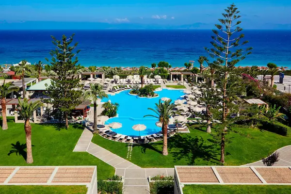 Luksusferie på Rhodos, Sheraton Rhodes Resort Hotel, udsigt