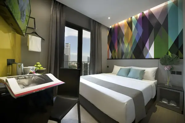Kombirejse til Sydøstasien - Singapore og Bali Kombirejse til Sydøstasien, Hotel Mi Bencoolen, Singapore, hotelværelse