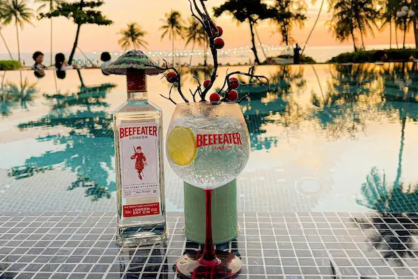 Rejse til Phu Quoc - drink ved poolen