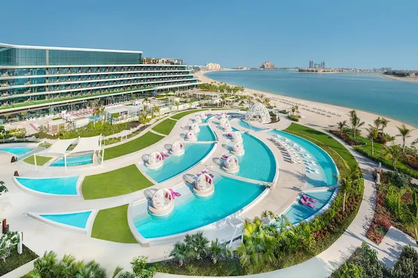 Rejse til Dubai, W Dubai - The Palm, poolområde