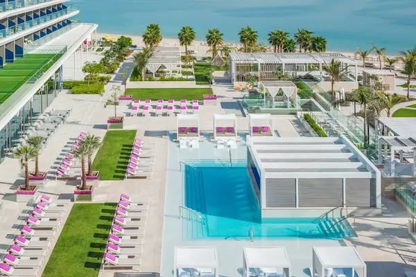 Rejse til Dubai, W Dubai - The Palm, poolområde