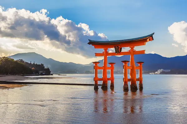 Rejser til Japan Rejser til Japan Miyajima Torii Gate
