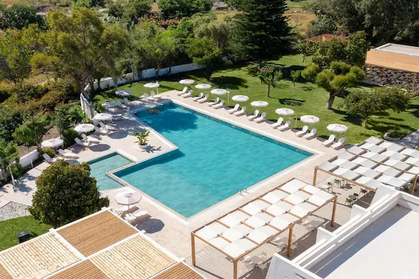 All inclusive-rejse til Rhodos Rejse til Rhodos med all inclusive, Hotel Afandou Bay Village, poolområde