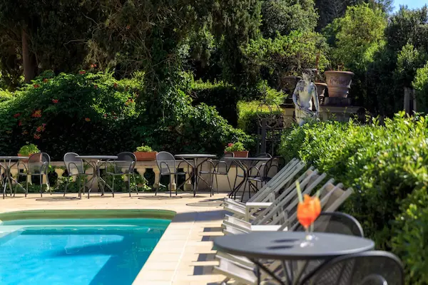 Vinrejse til Toscana, Hotel Villa Carlotta, pool