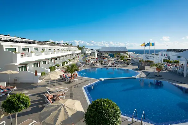 Rejse til Lanzarote Rejse til Lanzarote, Relaxia Lanzaplaya, pools