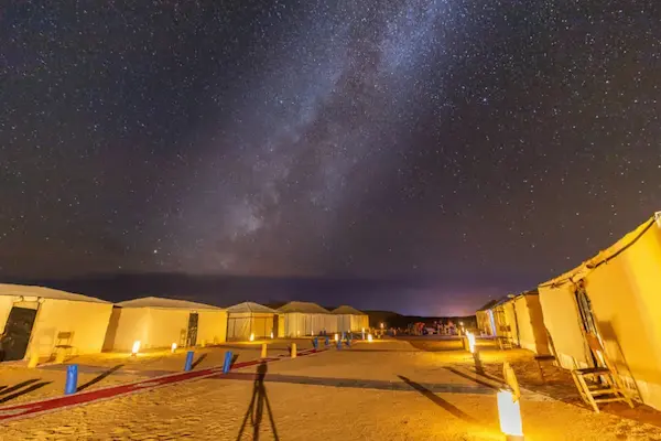 Ørkensafari i Marokko Ørkensafari i Marokko, stjernehimmel