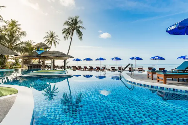 Rejse til Koh Samui - luksusferie i Thailandbugten Chaba Cabana Beach Resort, rejse til Koh Samui, pool
