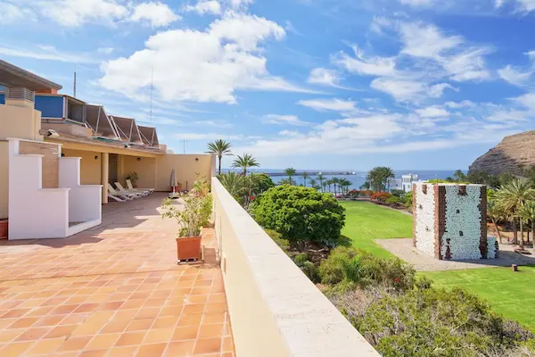 Rejse til La Gomera - det kanariske naturparadis Hotel Torre Del Conde, Rejse til la Gomera, tagterrasse