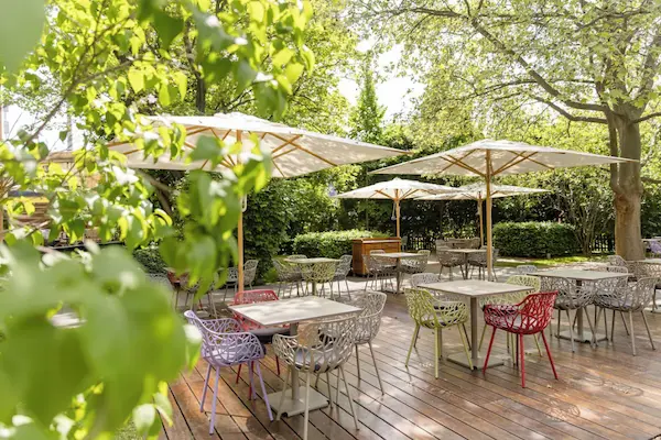 Weekendrejse til Wien Motel One Wien-Prater, Weekend i Wien, terrasse