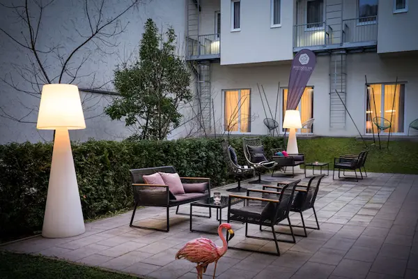 Elaya Hotel Vienna City West, juletur til Wien, gårdhave