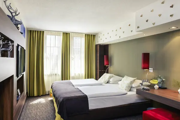 2-i-1-storbyferie: Budapest og Wien Hotel Mercure Wien City, Wien, værelse