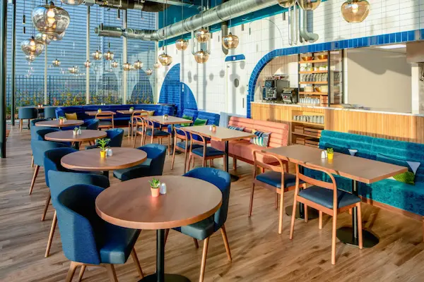 Julerejse til Amsterdam YOTEL Amsterdam, spiseområde