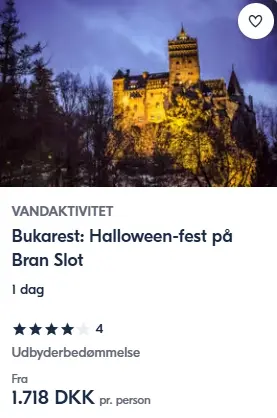 Forlænget halloween-weekend getyourguide