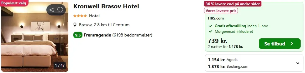 Forlænget halloween-weekend hotel-brasov