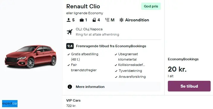 Forlænget halloween-weekend lejebil