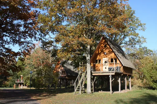 Hobbit-hotel i den franske natur Le Nid Dans Les Bruyères, Frankrig (3)