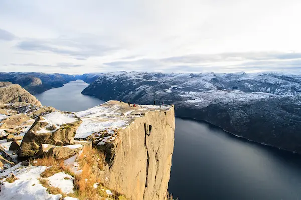 Preikestolen om vinteren