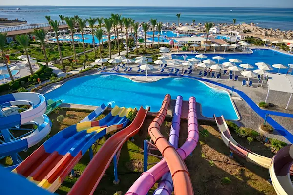 All inclusive i Hurghada Hotel Sunrise Aster Aquapark Resort, vandland 1