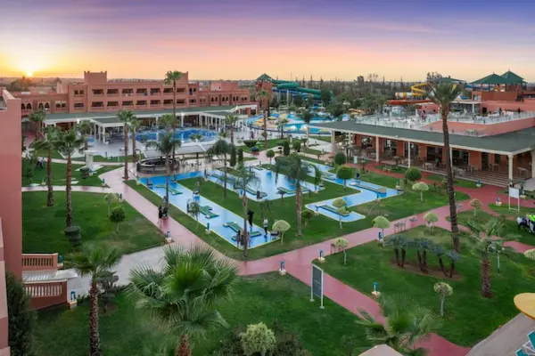 Aqua Fun Club Marrakech, gr&oslash;nt omr&aring;de