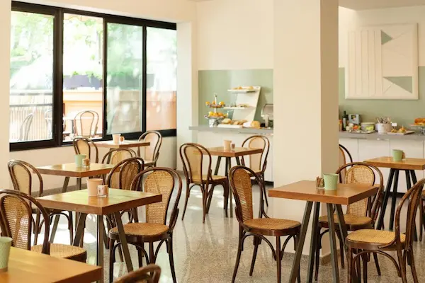 Billig rejse til Rimini - italiensk strandferie ved Adriaterhavet Billig rejse til Rimini - Restaurant