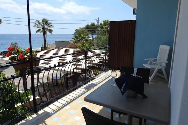 Rejse til Sicilien, Chrismare hotel, udsigt