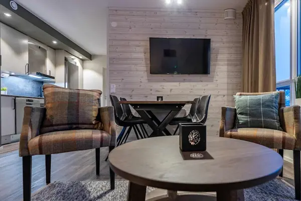 Skiferie i Sverige, Solbacken Village, lejlighed