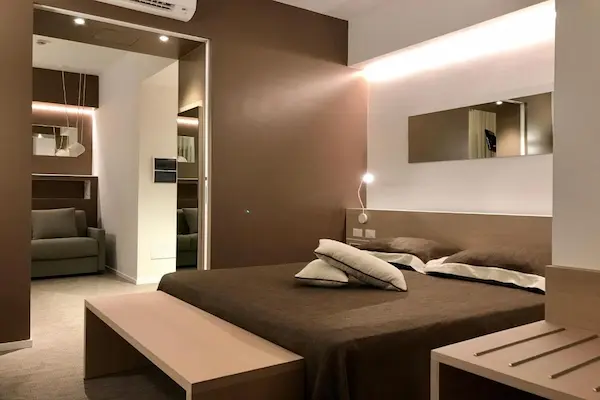 Weekendtur til Cinque Terre hotel palme - værelse