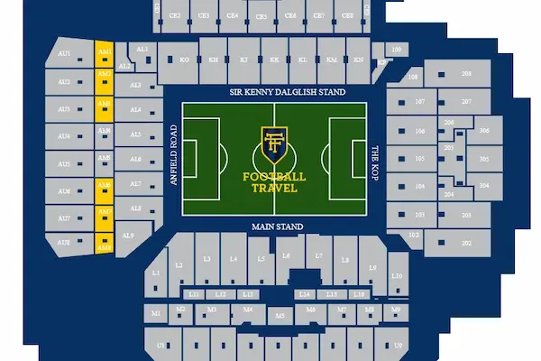 Fodboldrejse til Liverpool - Anfield Road Stand
