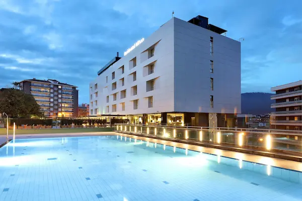 Weekendrejse til Bilbao - hotellets facade