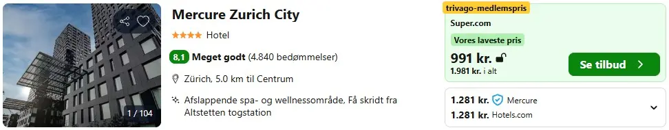 Screenshot-af-Zurich-hotel
