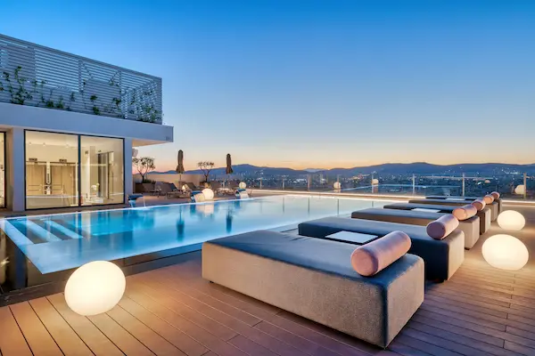 Rejse til athen - roof-top