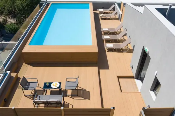 Rejse til Athen - rooftop pool